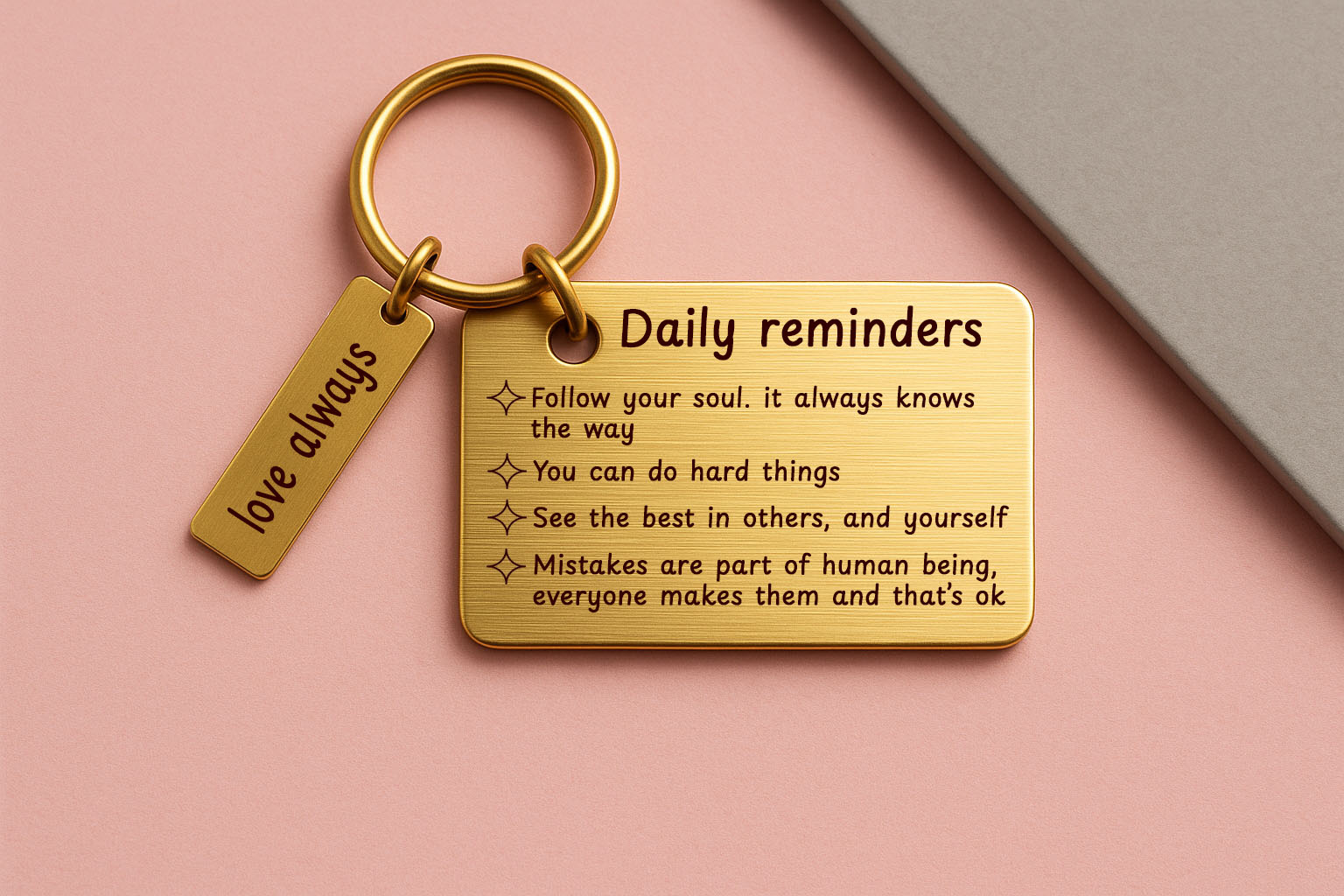 Daily reminders gold