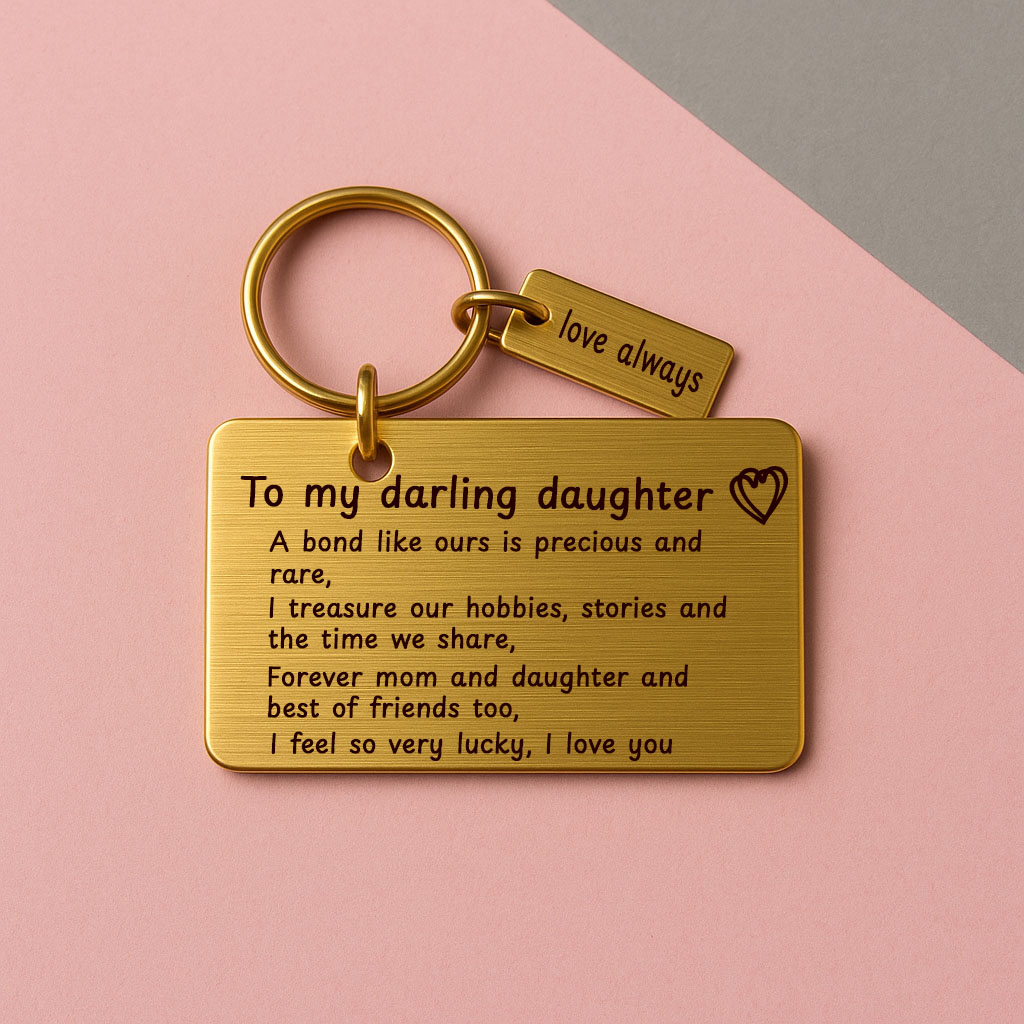 To my darling daughter gold