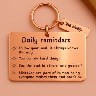 Trust your soul gold
