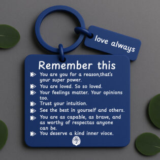 Self love reminders blue
